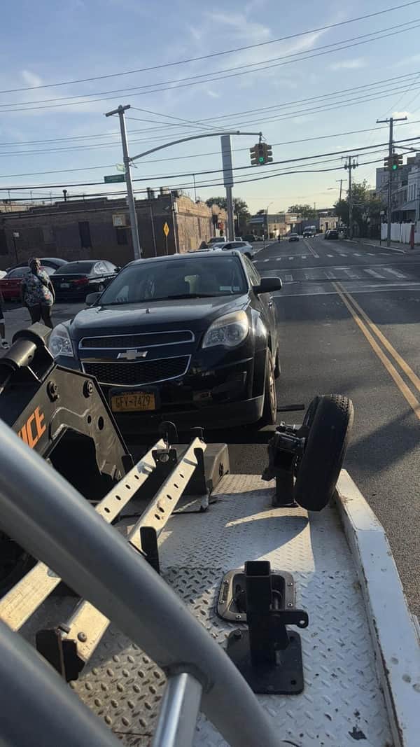 Chevy Equinox on Jonuzi Towing flatbed