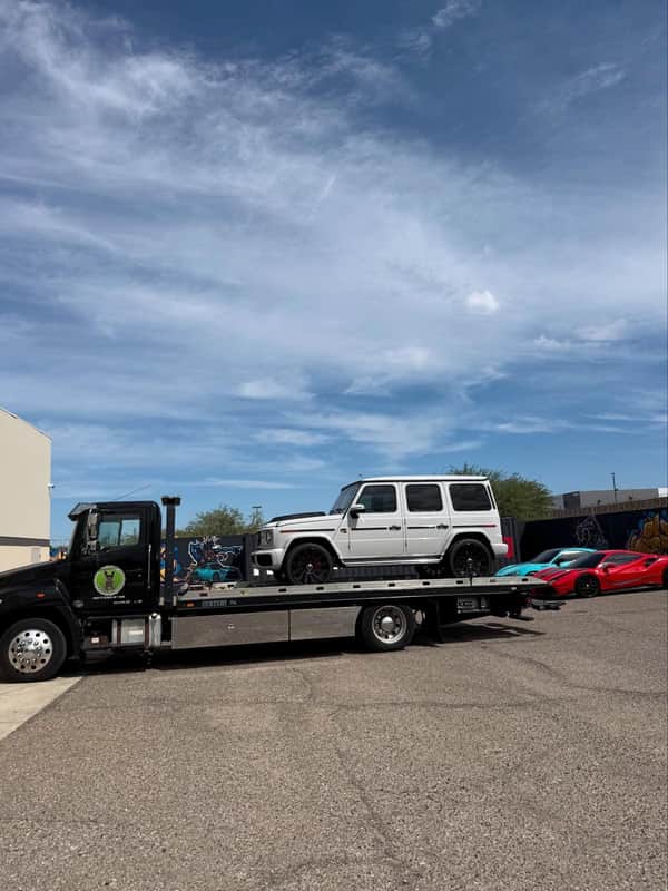 Mercedes G-Wagon on Jonuzi Towing flatbed